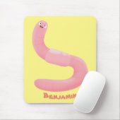 Niedlicher Happy-Rosa-Cartoon Mousepad (Mit Mouse)