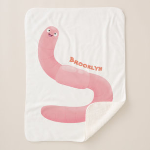 Niedlicher Happy-Rosa-Cartoon Sherpadecke