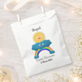Niedlicher Happy Sun Cloud Regenbogen Cartoon Geschenktütchen (Ausgeschnitten)