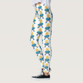 Niedlicher Happy Sun Cloud Regenbogen Cartoon Leggings (Links)