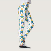 Niedlicher Happy Sun Cloud Regenbogen Cartoon Leggings (Rechts)