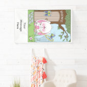 Niedlicher Häschen-Cartoon Banner (Insitu)