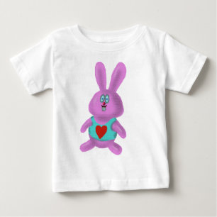 Niedlicher Häschen-Cartoonbaby-T - Shirtentwurf Baby T-shirt