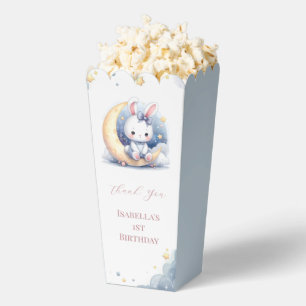 niedlicher Hase auf dem Mond Geschenkschachtel