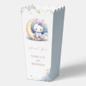 niedlicher Hase auf dem Mond Geschenkschachtel (Vorderseite)