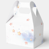 niedlicher Hase auf dem Mond Geschenkschachtel (Rückseite)