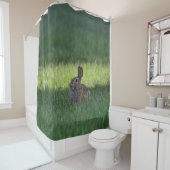 Niedlicher Hase Duschvorhang (Beispiel)