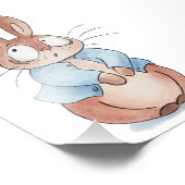 Niedlicher Hase Fotodruck (Ecke)