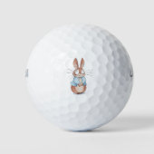 Niedlicher Hase Golfball (Vorderseite)