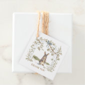 Niedlicher Hase Kaninchen Baby Shower Danke Geschenkanhänger (Beispiel)