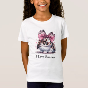 Niedlicher Hase mit Haarband T-Shirt