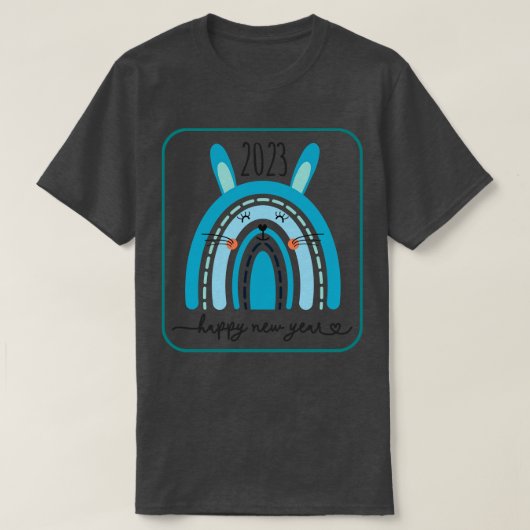 niedlicher Hase T-Shirt (Design vorne)