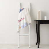 niedlicher Hase und Halbmond Sherpadecke (Beispiel)