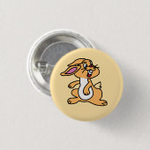 Niedlicher Hasen-Gelbkaninchen-Rundknopf Button (Vorne & Hinten)