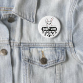 Niedlicher Hasen-Kaninchenliebhaber Button (Beispiel)