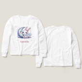 niedlicher Hasen- und Halbmond (Design Vorderseite & Rückseite)