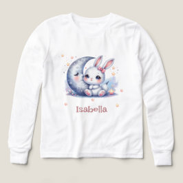 niedlicher Hasen- und Halbmond