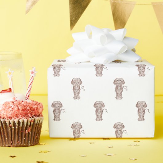 Niedlicher Hasenwurst Geschenkpapier (Geburtstagsparty)