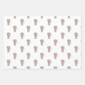 Niedlicher Hasenwurst Geschenkpapier Set (Vorderseite 2)