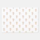 Niedlicher Hasenwurst Geschenkpapier Set (Vorderseite)