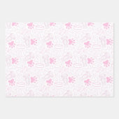 Niedlicher Hasenwurst Geschenkpapier Set (Vorderseite 2)