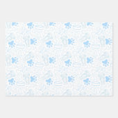 Niedlicher Hasenwurst Geschenkpapier Set (Vorderseite 2)