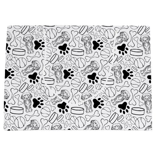 Niedlicher Hasenwurst Große Geschenktüte (Vorderseite)