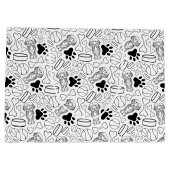 Niedlicher Hasenwurst Große Geschenktüte (Rückseite)