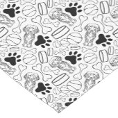 Niedlicher Hasenwurst Kurzer Tischläufer (Ecke)