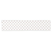 Niedlicher Hasenwurst Kurzer Tischläufer (Horizontal)