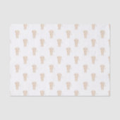 Niedlicher Hasenwurst Seidenpapier (Vorderseite)