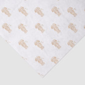 Niedlicher Hasenwurst Seidenpapier (Ausschnitt)