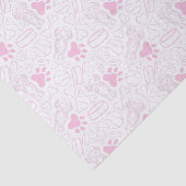 Niedlicher Hasenwurst Seidenpapier (Ausschnitt)