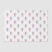 Niedlicher Hasenwurst Seidenpapier (Vorderseite)