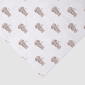 Niedlicher Hasenwurst Seidenpapier (Ausschnitt)