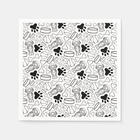 Niedlicher Hasenwurst Serviette (Vorderseite)