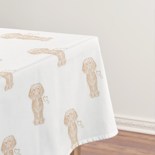 Niedlicher Hasenwurst Tischdecke (Beispiel)