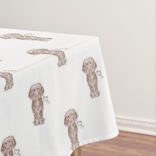 Niedlicher Hasenwurst Tischdecke
