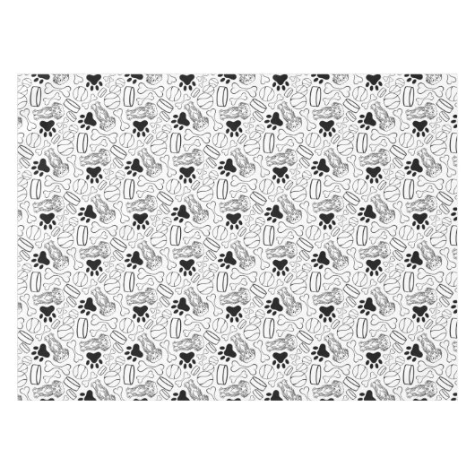 Niedlicher Hasenwurst Tischdecke (Vorderseite (Horizontal))