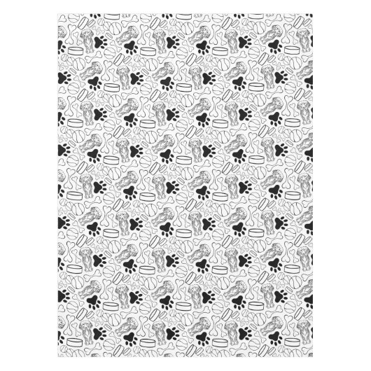 Niedlicher Hasenwurst Tischdecke (Vorderseite)