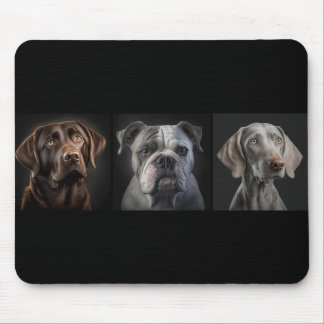 Niedlicher Haustier Hund 3 Foto kundenspezifisch Mousepad