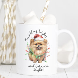 Niedlicher Haustier Hund Modernes Skript Watercolo Zweifarbige Tasse