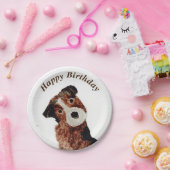 Niedlicher Haustier Terrier Dog Pappteller (Party)
