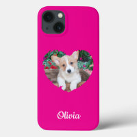 Niedlicher Heart Pet Foto & Dog Paw Prints, kunden