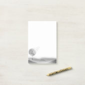 Niedlicher Heißluft-Ballon-Löwenzahn-Samen-Schlag Post-it Klebezettel (Auf Schreibtisch)