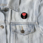 Niedlicher Heißluftballon Button (Beispiel)