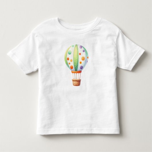 Niedlicher Heißluftballon Kleinkind T-shirt (Vorderseite)