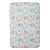 Niedlicher Heißluftballon mit Bärenfarben-Muster Badematte (Vorderseite Vertikal)