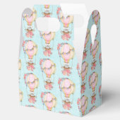 Niedlicher Heißluftballon mit Bärenfarben-Muster Geschenkschachtel (Geöffnet)