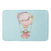 Niedlicher Heißluftballon mit Bärenwasser Badematte (Vorderseite)